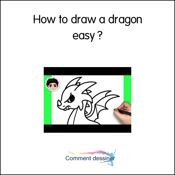 How to draw a dragon easy